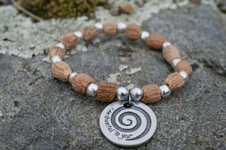 "I Am Grateful To You" Gratitude Coin Bracelet