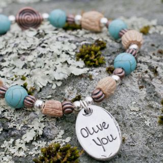 "Olive You" Gratitude Bracelet